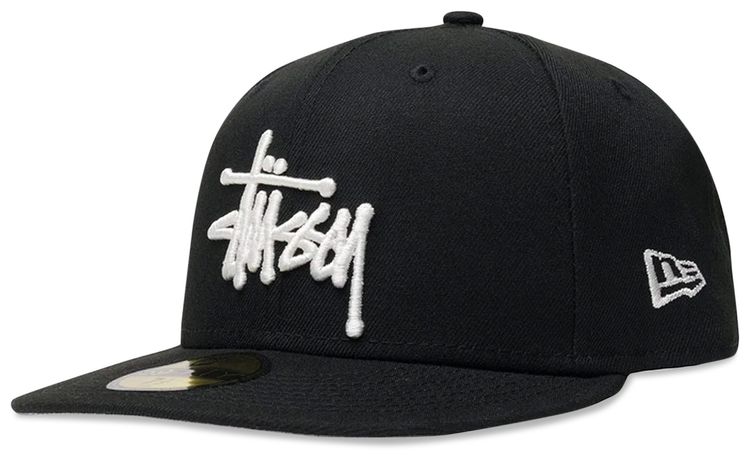 Stussy Authentic New Era Cap Black