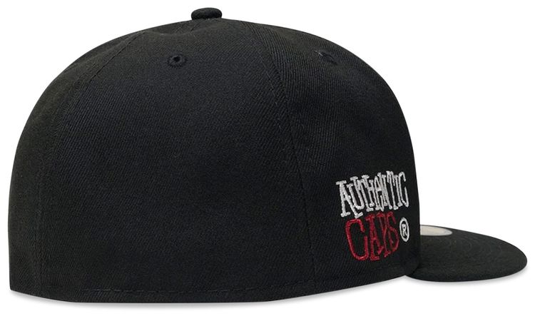 Stussy Authentic New Era Cap Black