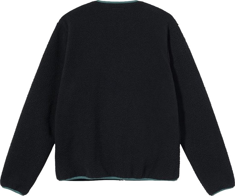 Stussy Polar Fleece Cardigan Black