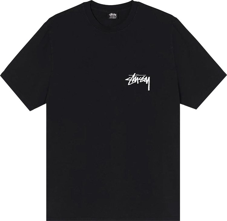 Buy Stussy Young Moderens Pigment Dyed Tee 'Black' - 1904753 BLAC | GOAT