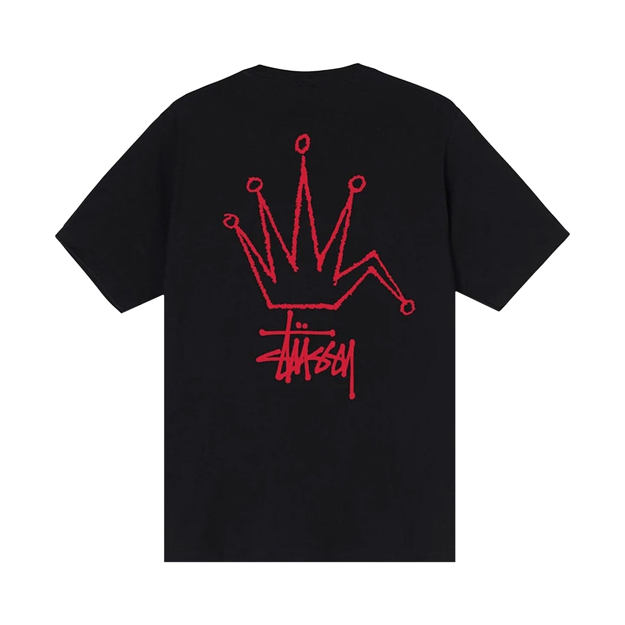 Buy Stussy Broken Crown Tee 'Black' - 1904738 BLAC | GOAT