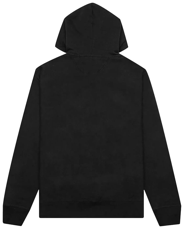 Stussy Hood Embroidered Hoodie Black