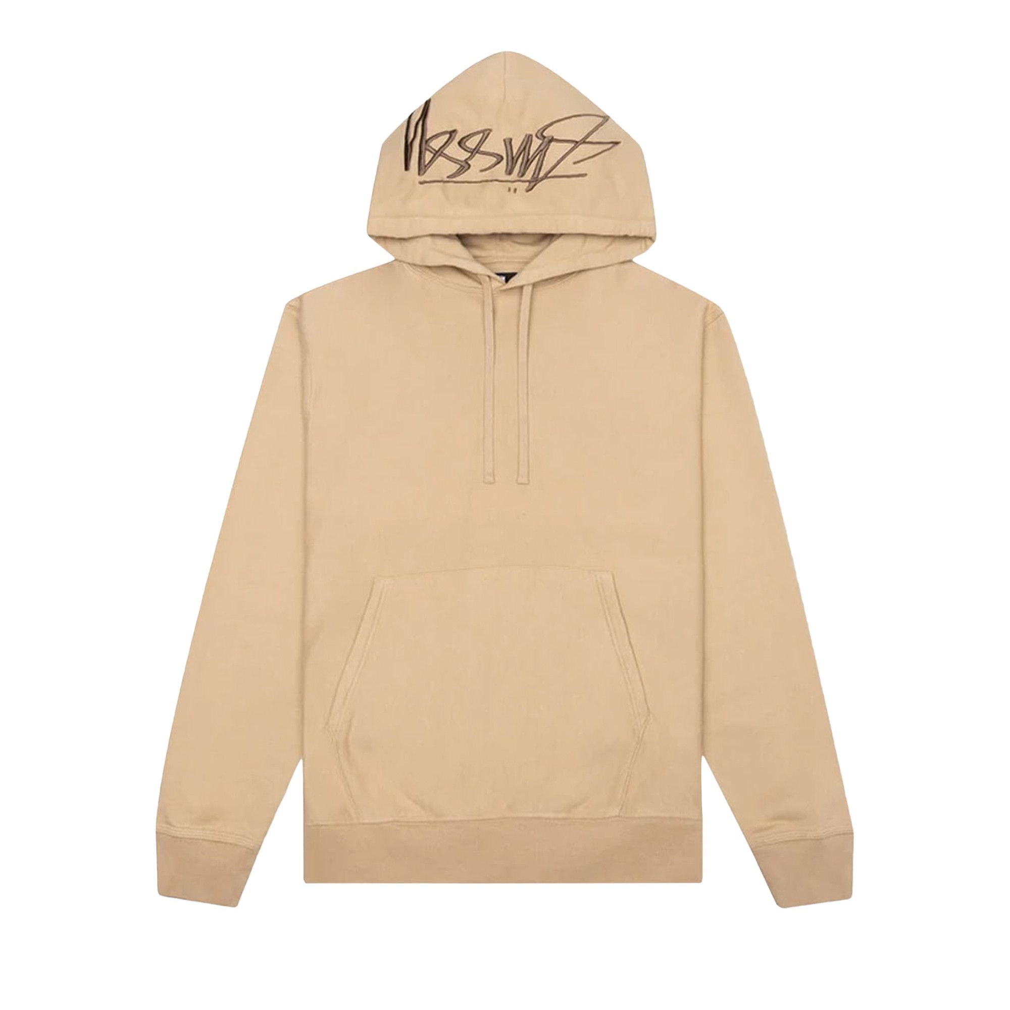 Buy Stussy Hood Embroidered Hoodie Beige 118455 BEIG GOAT CA