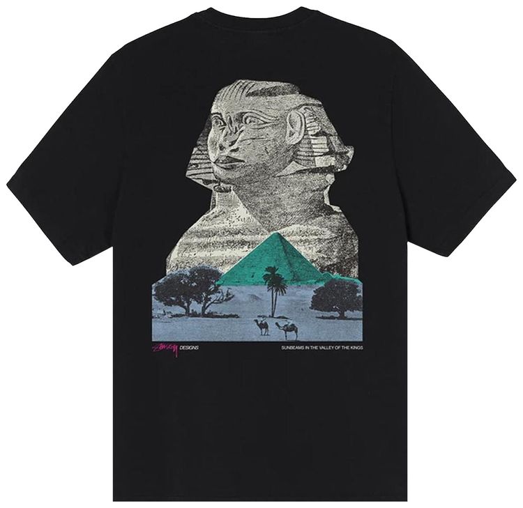 Stussy Sphinx Pigment Dyed Tee Black