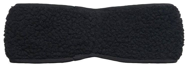 Stussy Solid Polar Fleece Headband Black
