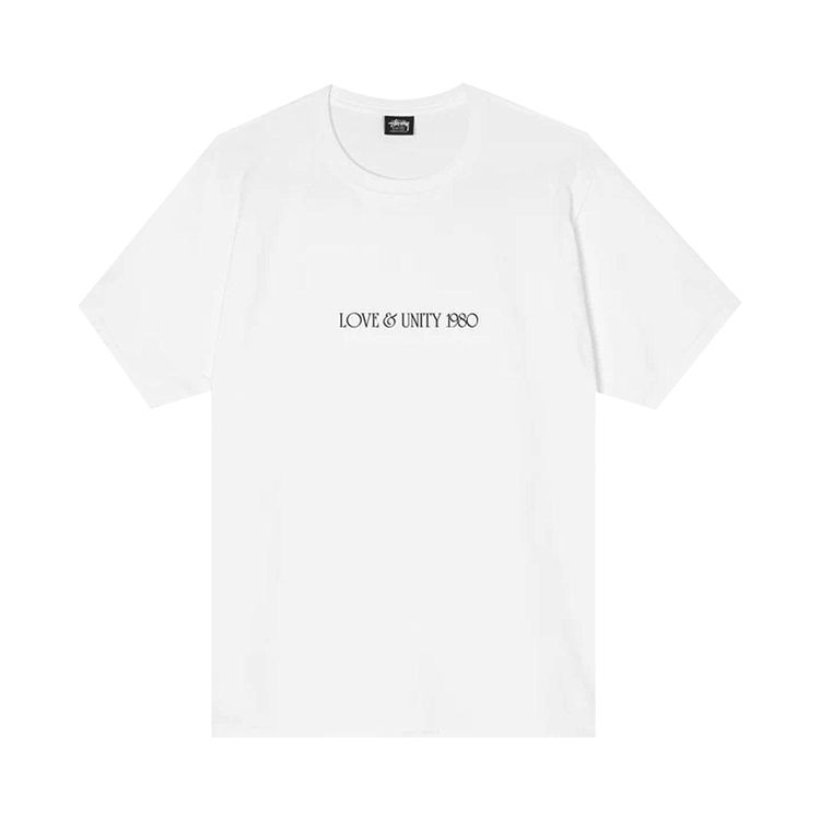 Stussy Love  Unity Tee White