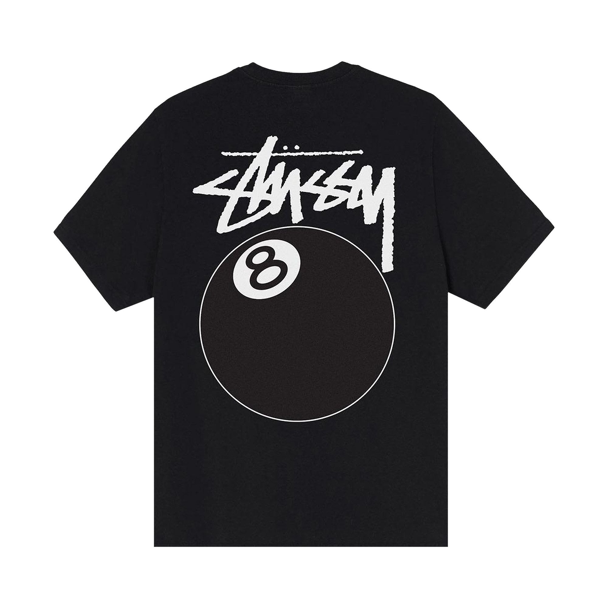 Buy Stussy 8 Ball Pigment Dyed Tee 'Black' - 1904749 BLAC | GOAT