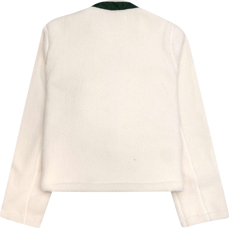 Reese Cooper Cropped Sherpa Fleece Cream