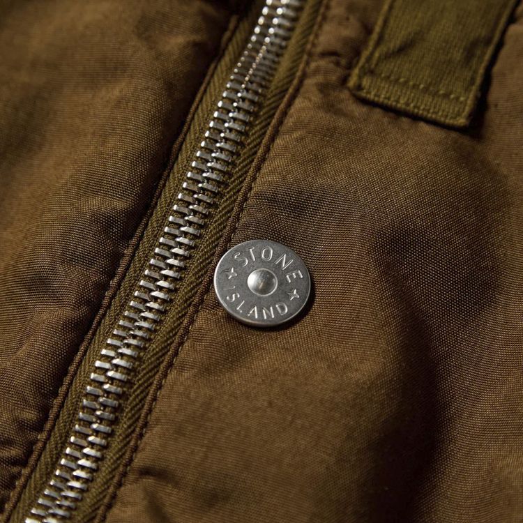 Stone Island Shadow Project Hollowcore Poly Light Bomber Jacket Tabacco