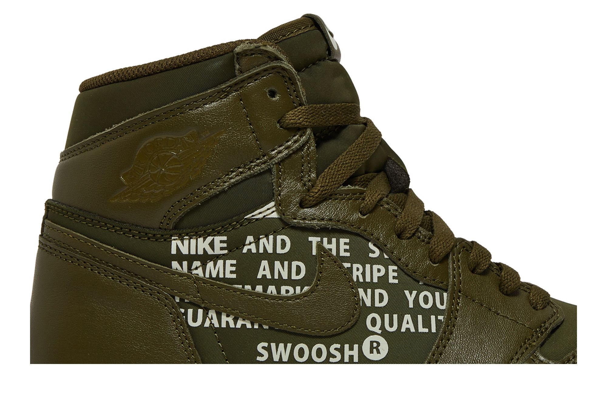 Air jordan 1 olive canvas sales
