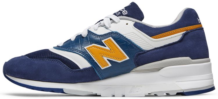 New Balance 997 Made in USA Navy Mustard