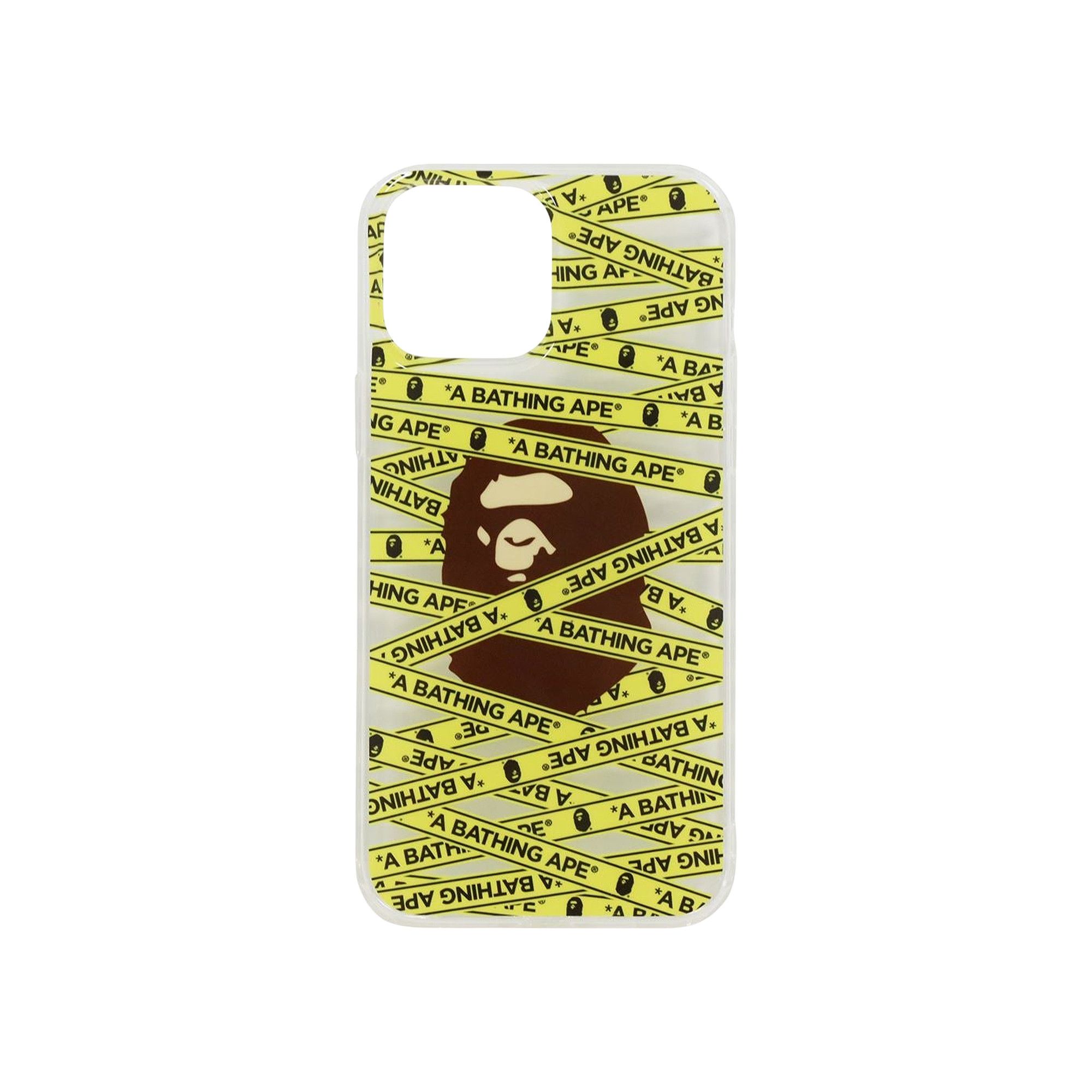 Buy BAPE Tape Logo iPhone 13 Pro Max Case Yellow 1H70 182 062