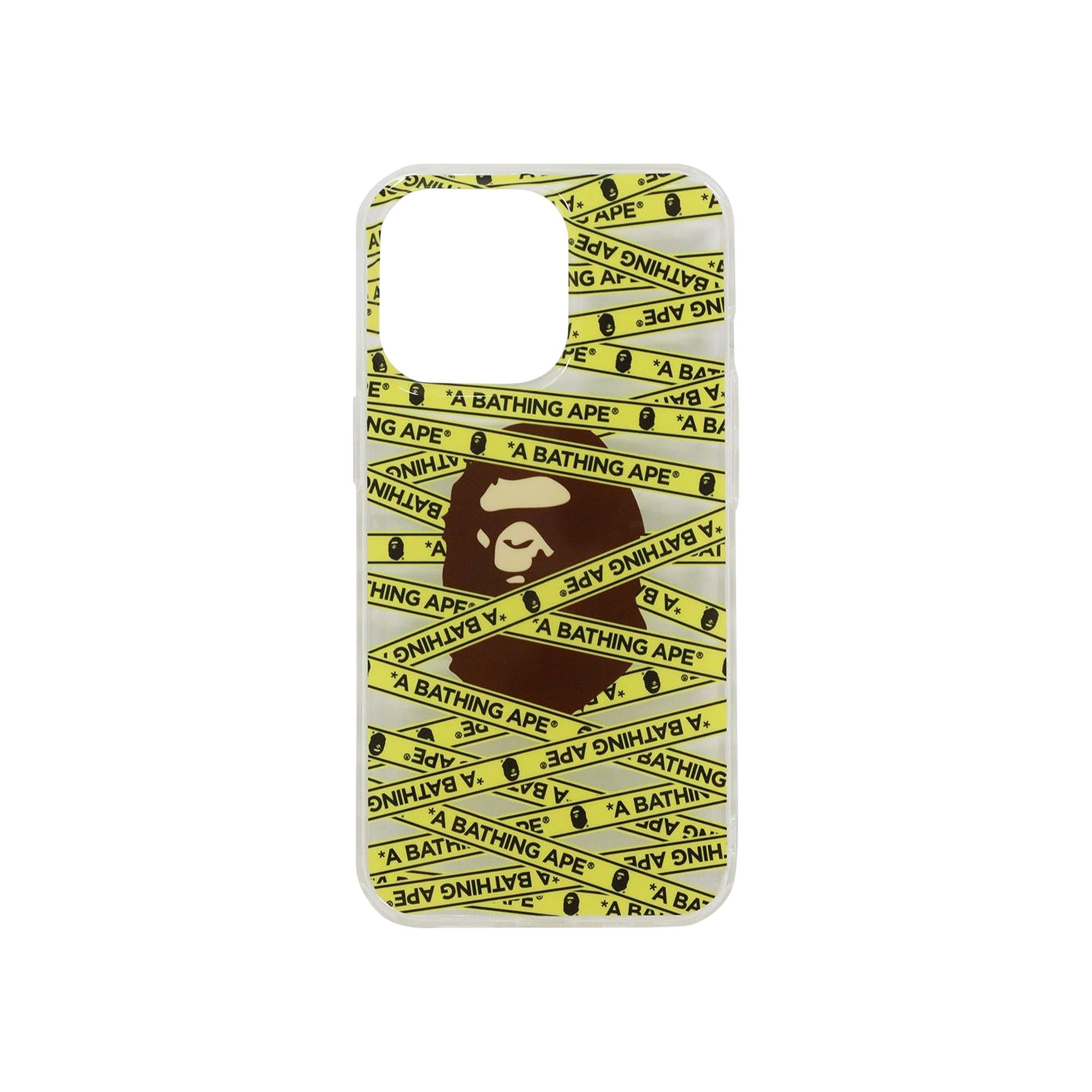Buy BAPE Tape Logo iPhone 13 Pro Case Yellow 1H70 182 061