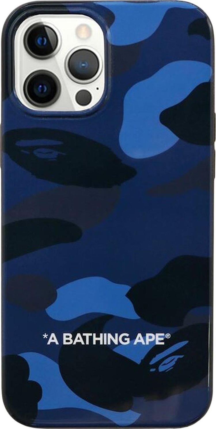 BAPE Color Camo iPhone 12 Pro Max Case 'Navy'