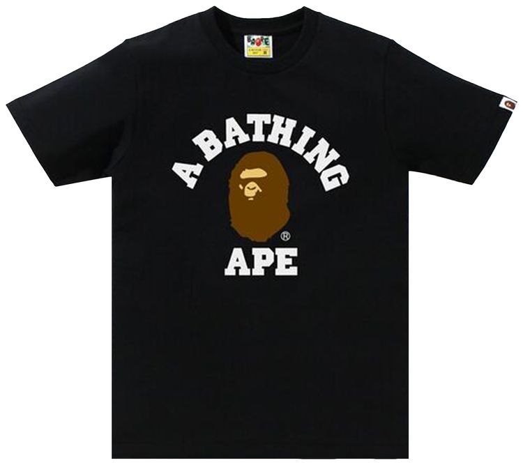 BAPE College Tee Black