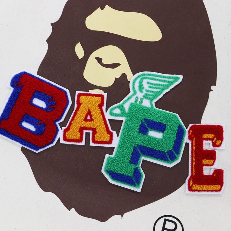 BAPE Patched Tote Bag Ivory