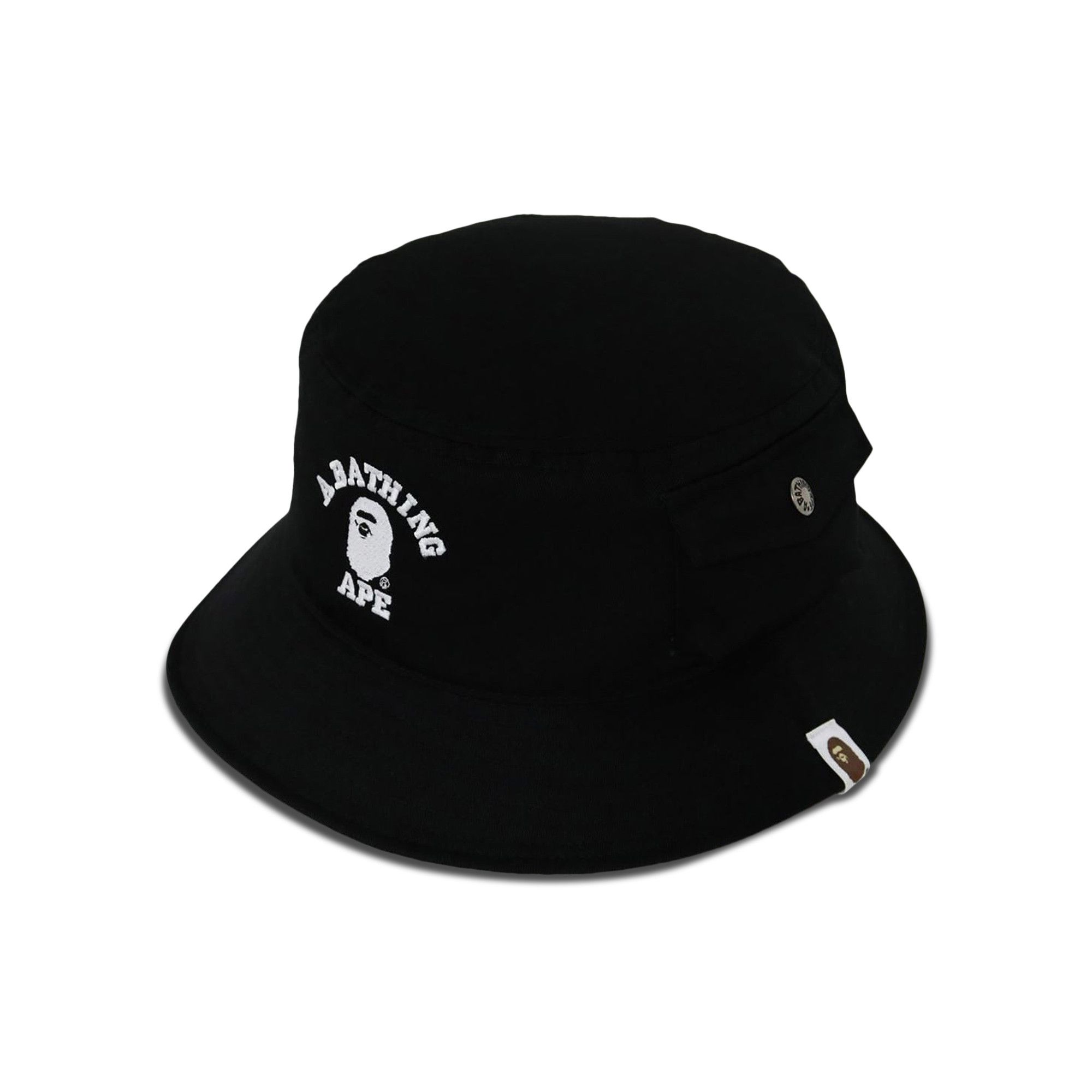 Bape bucket hat black shop