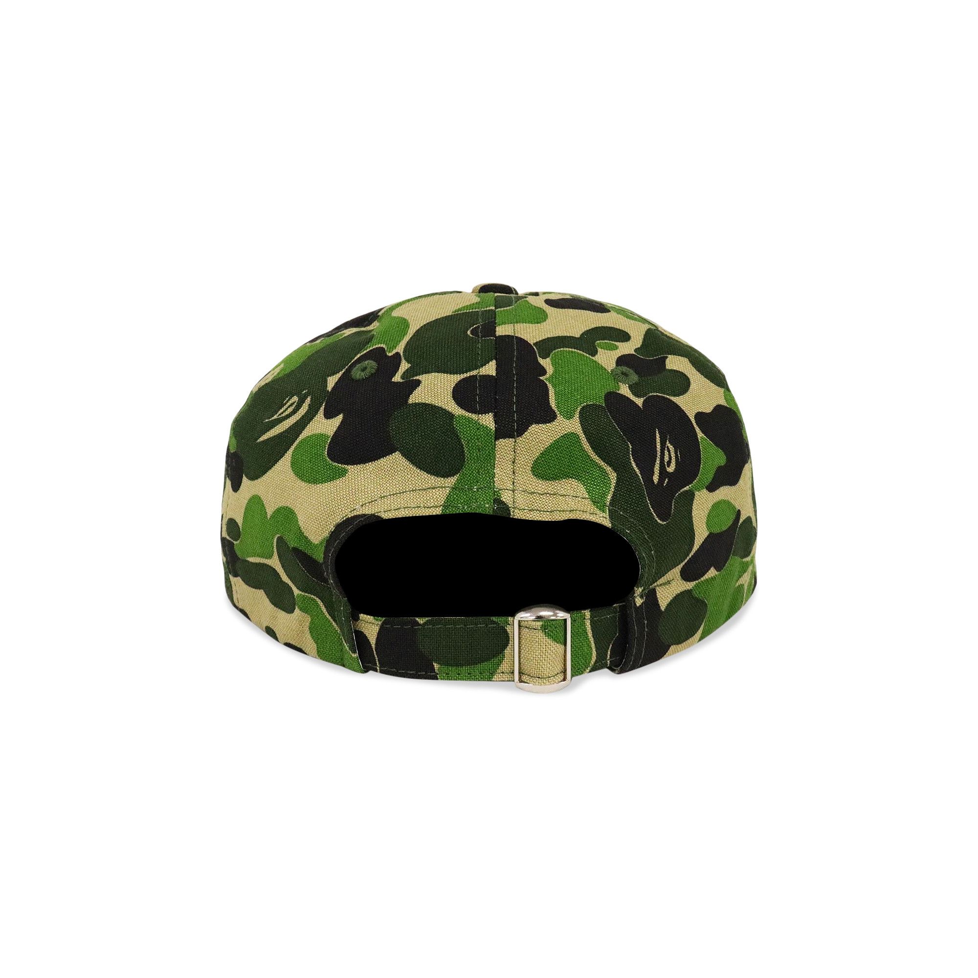 Buy BAPE ABC Camo Ape Head Panel Cap 'Green' - 1H80 180 014 GREEN