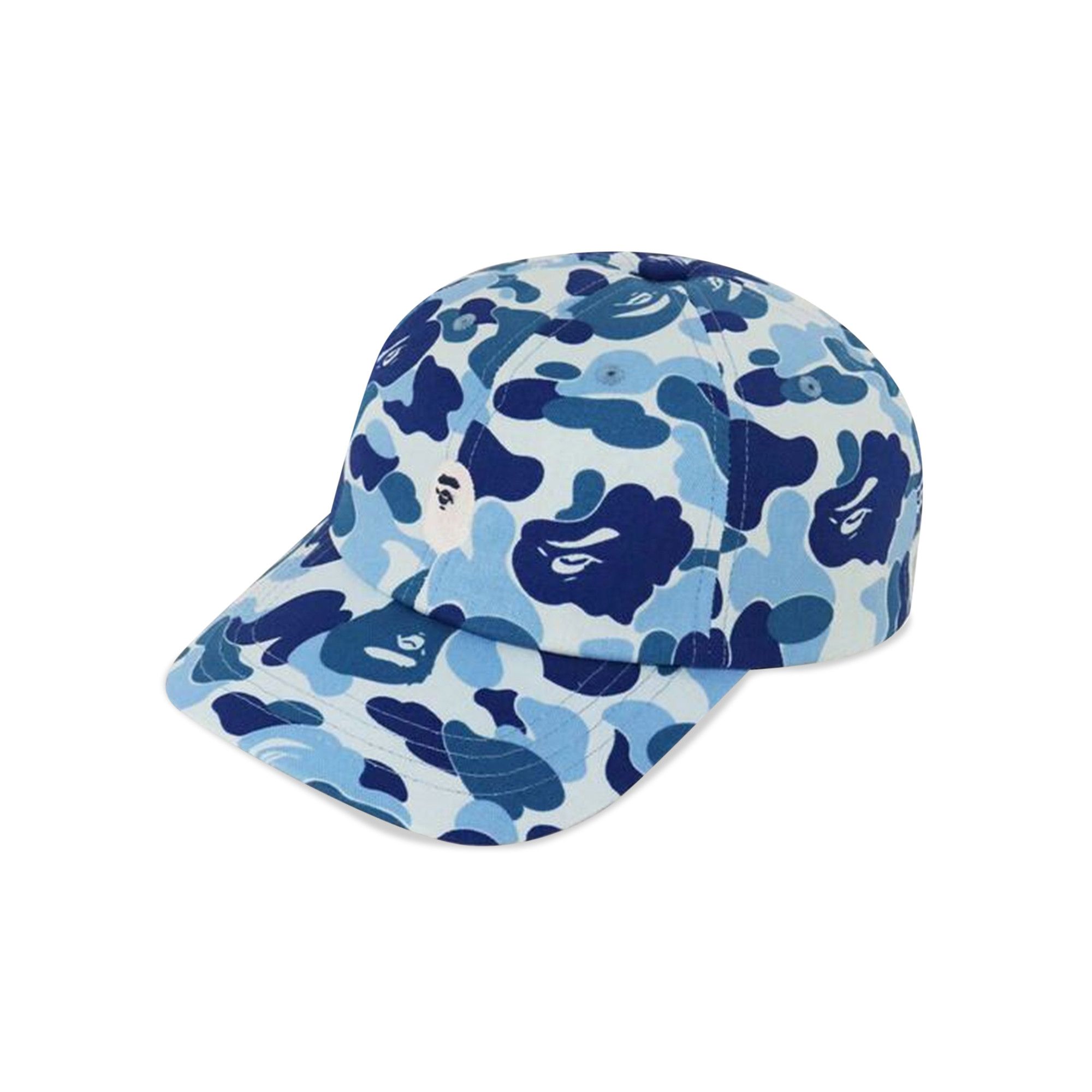 Buy BAPE ABC Camo Ape Head Panel Cap 'Blue' - 1H80 180 014 BLUE | GOAT