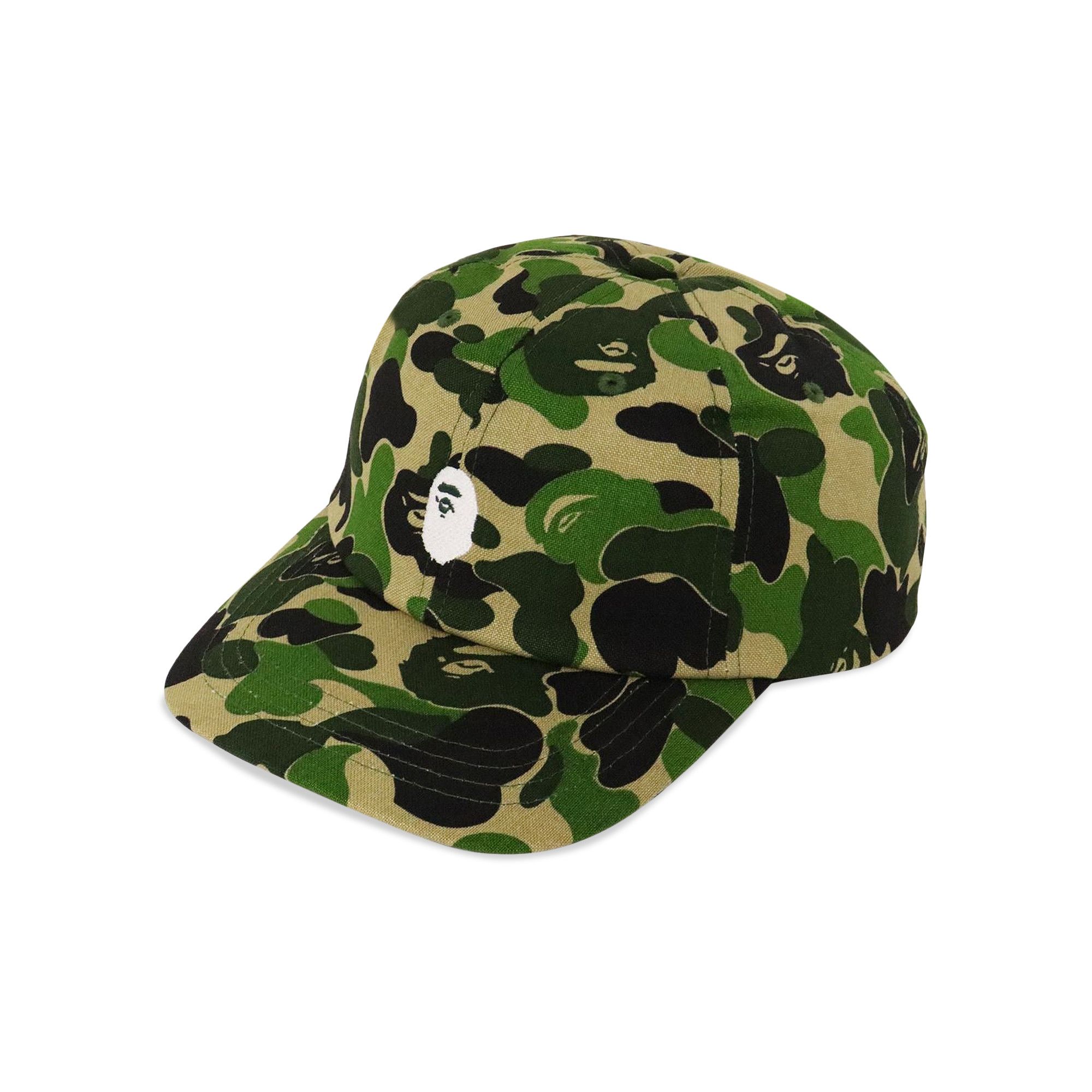 Buy BAPE ABC Camo Ape Head Panel Cap 'Green' - 1H80 180 014
