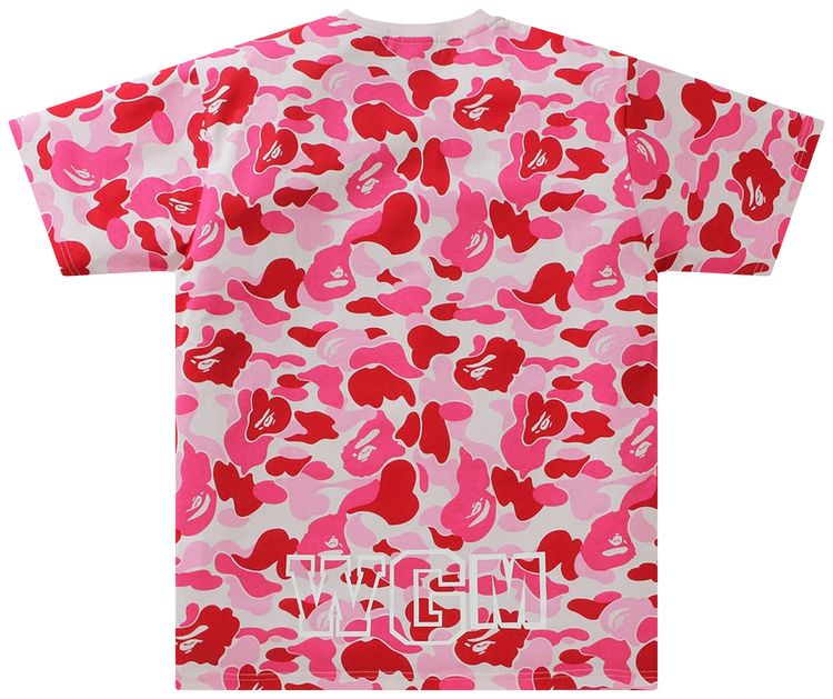 BAPE Big ABC Camo Shark Tee Pink