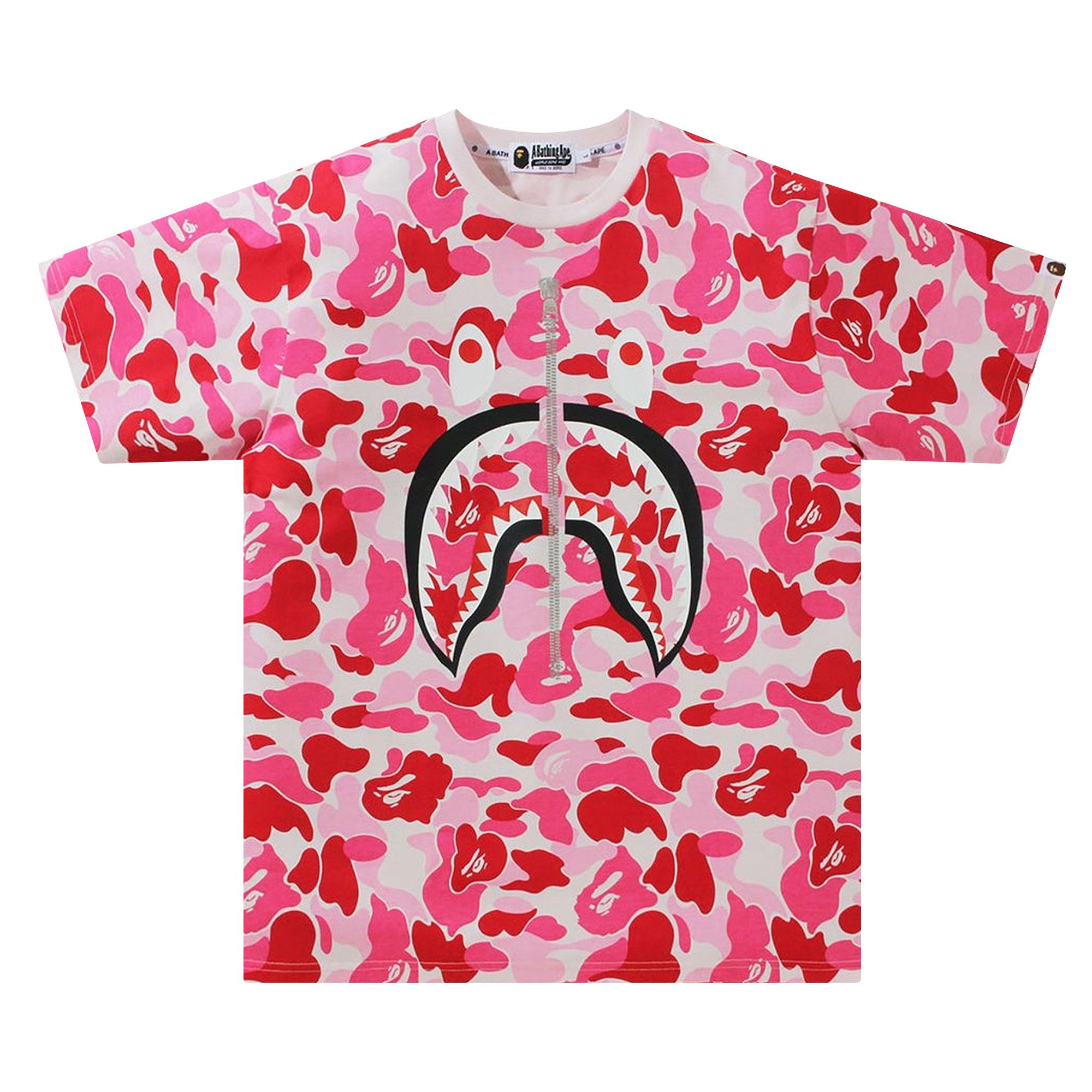 Bape shark t shirt camo cheap
