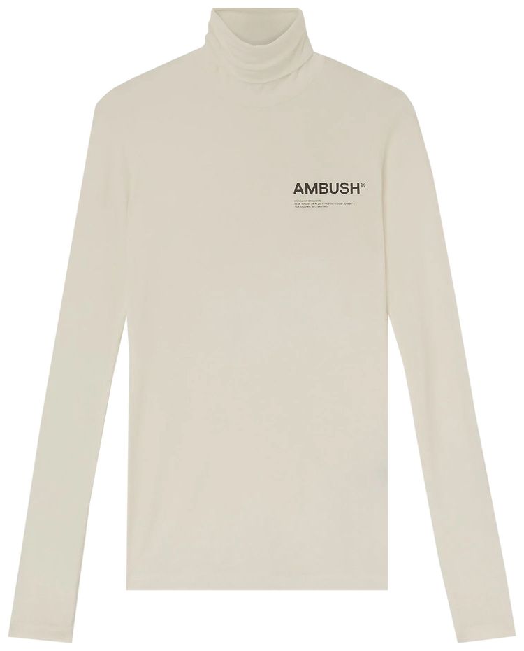 Ambush Jersey Workshop Turtleneck TofuBlack