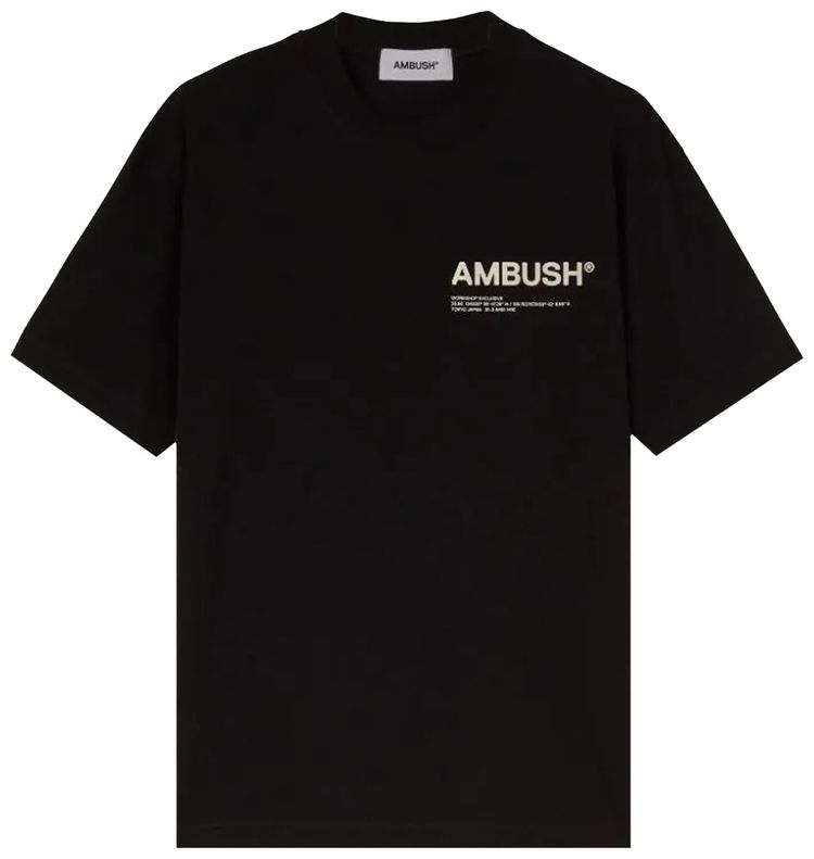 Ambush Jersey Workshop T Shirt BlackTofu