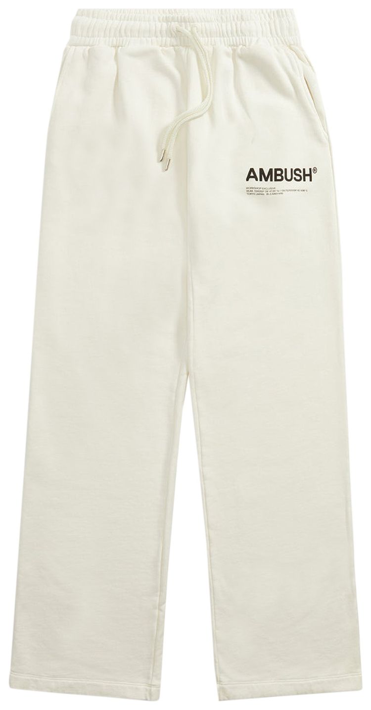Ambush Fleece Workshop Pants TofuBlack