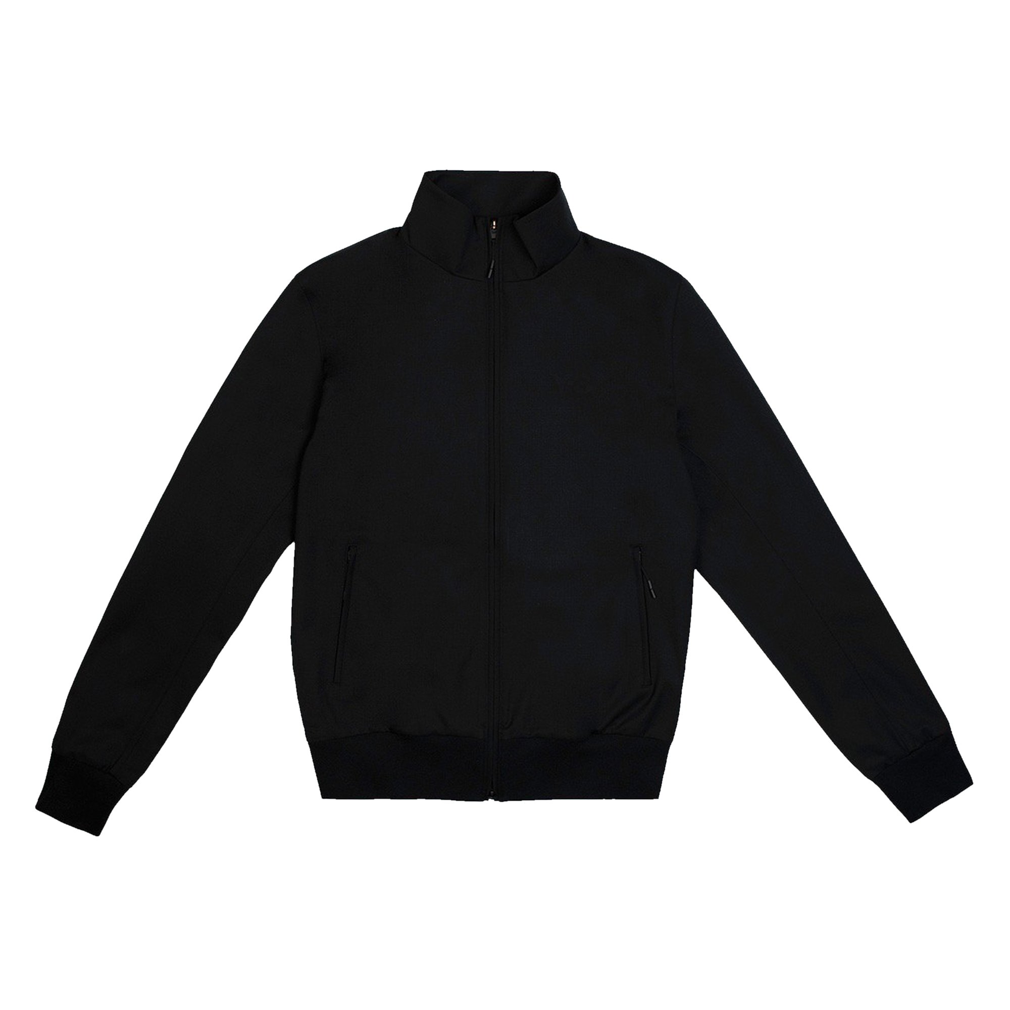Buy Y Refined Wool Stretch Track Jacket 'Black'   FS   GOAT