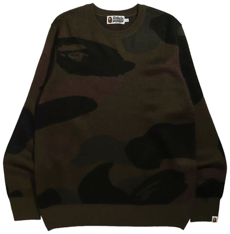 BAPE Giant 1st Camo Wide Fit Knit Green