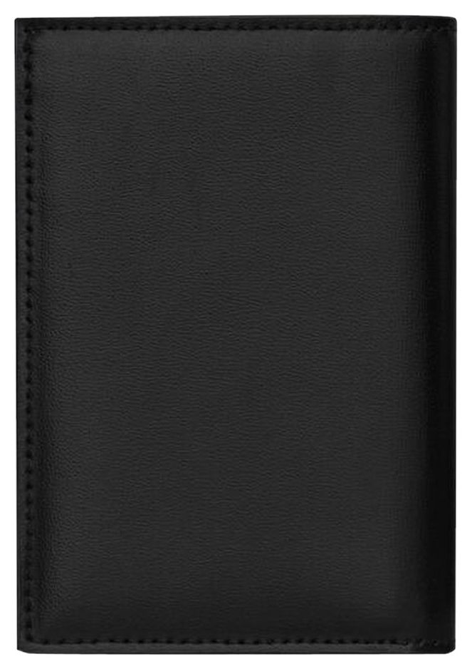 Saint Laurent Tiny Monogram Credit Card Wallet Black