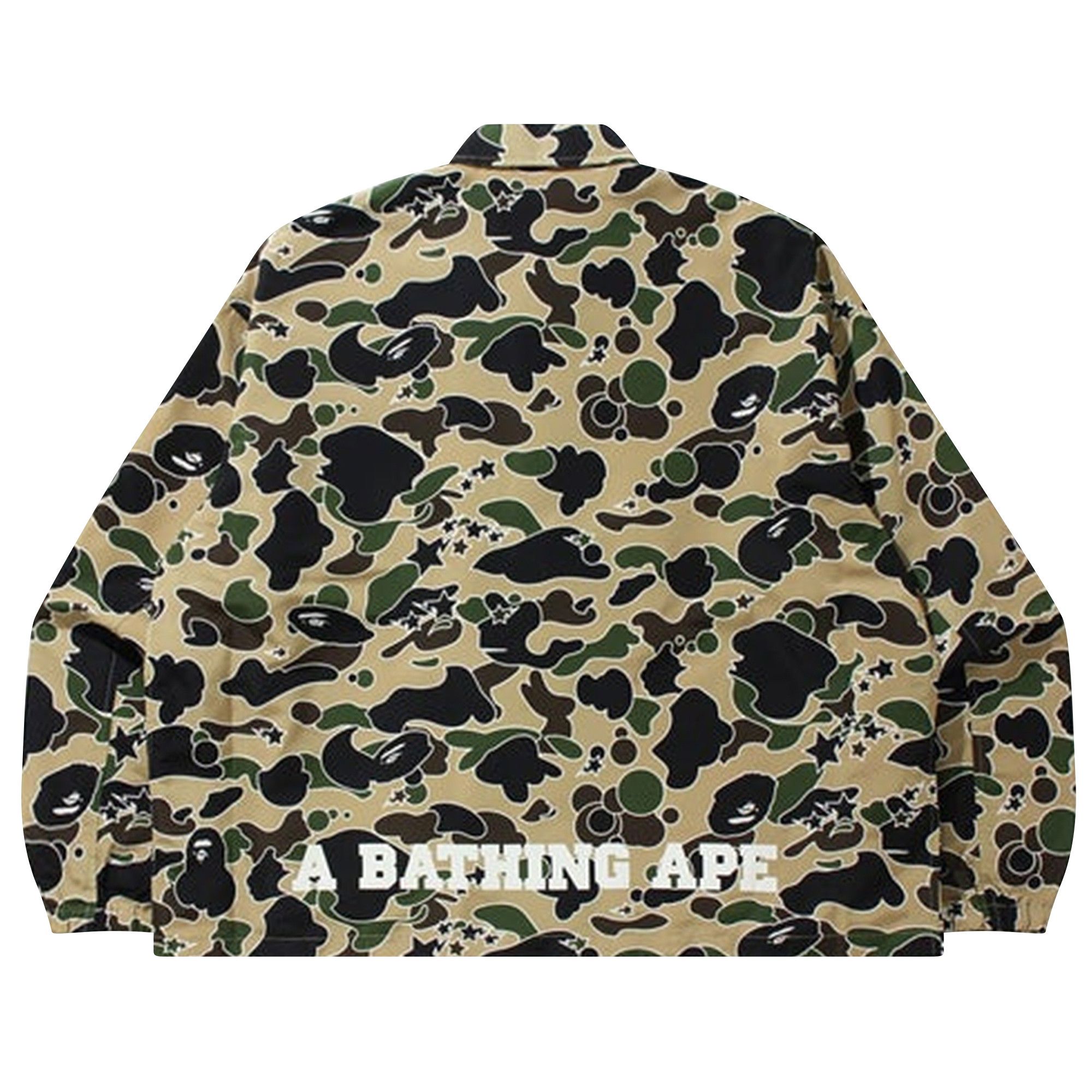 Buy BAPE Sta Camo Relaxed Coach Jacket Yellow 1H80 140 004 YELLOW GOAT AU