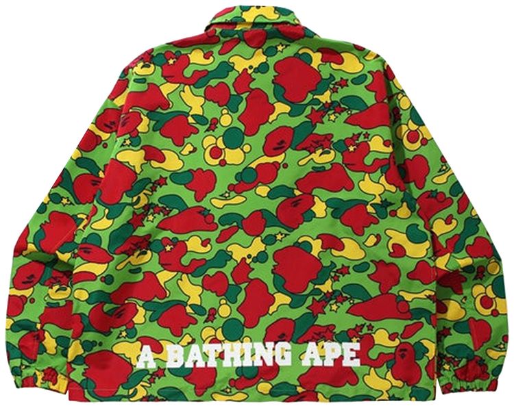 BAPE Sta Camo Relaxed Coach Jacket Multicolor