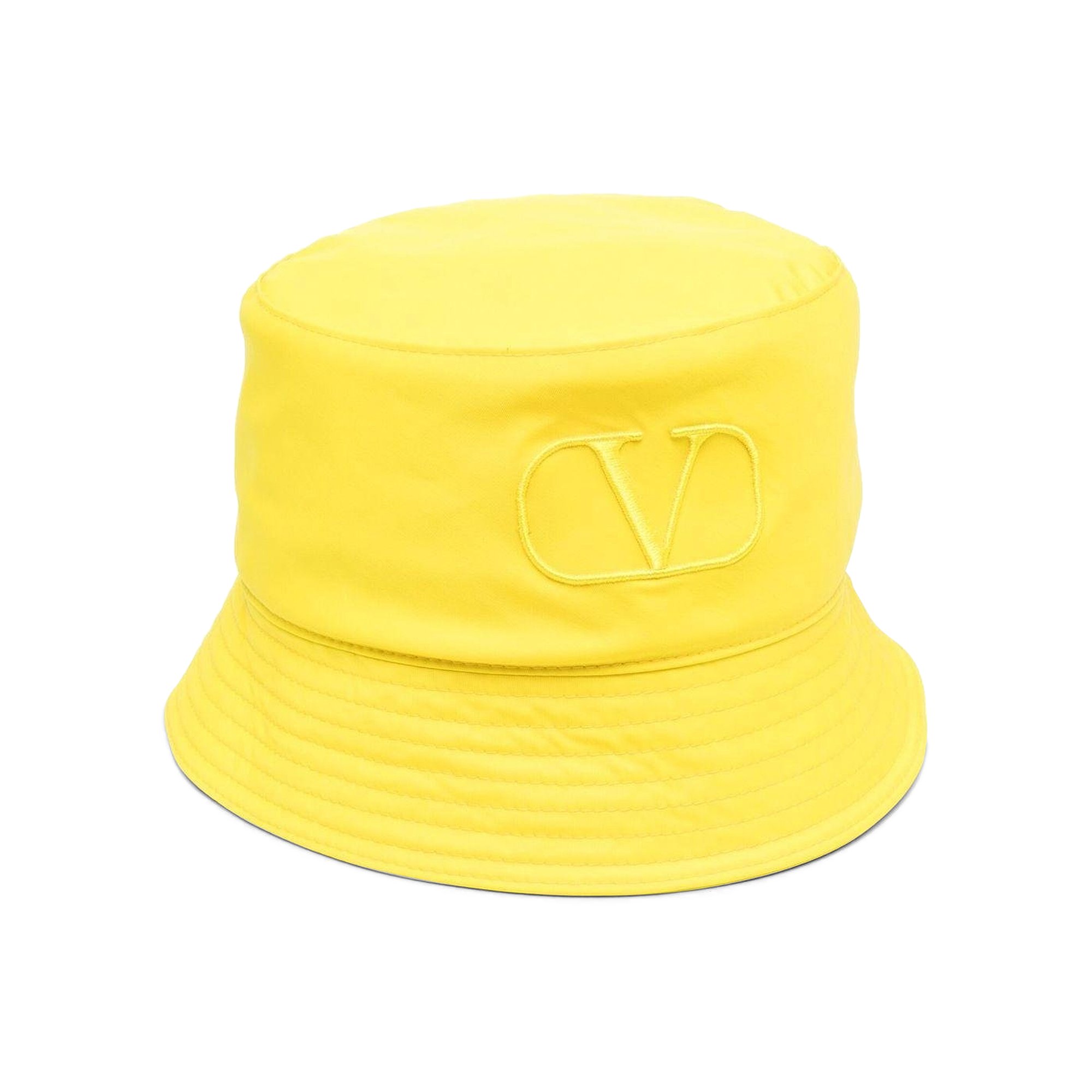 Buy Valentino Embroidered V Logo Bucket Hat 'Yellow' - WY2HGA11ISA 