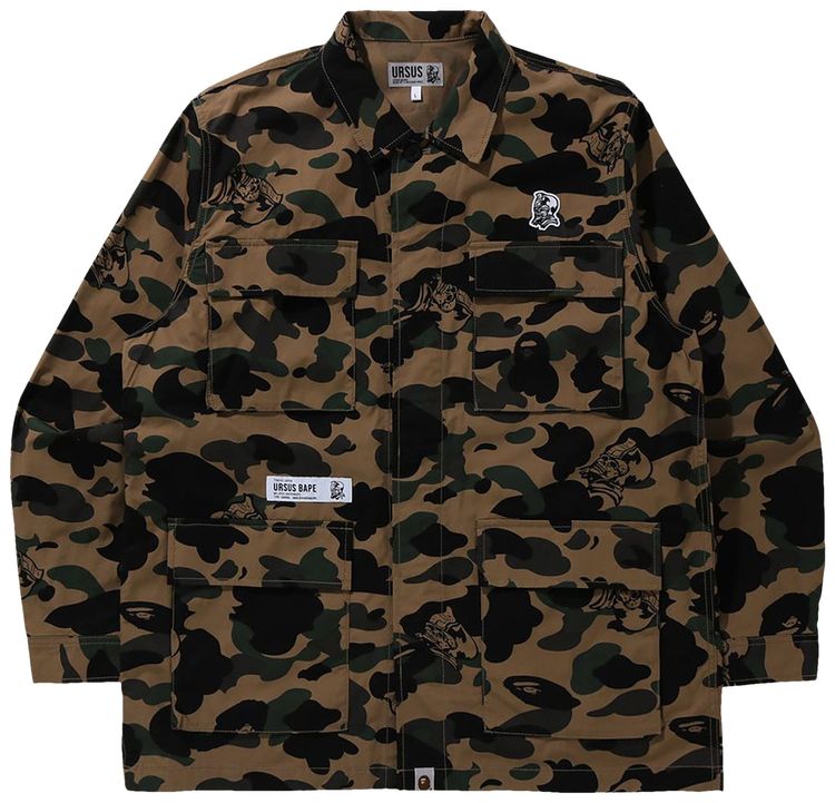 BAPE Ursus Military Shirt Olive