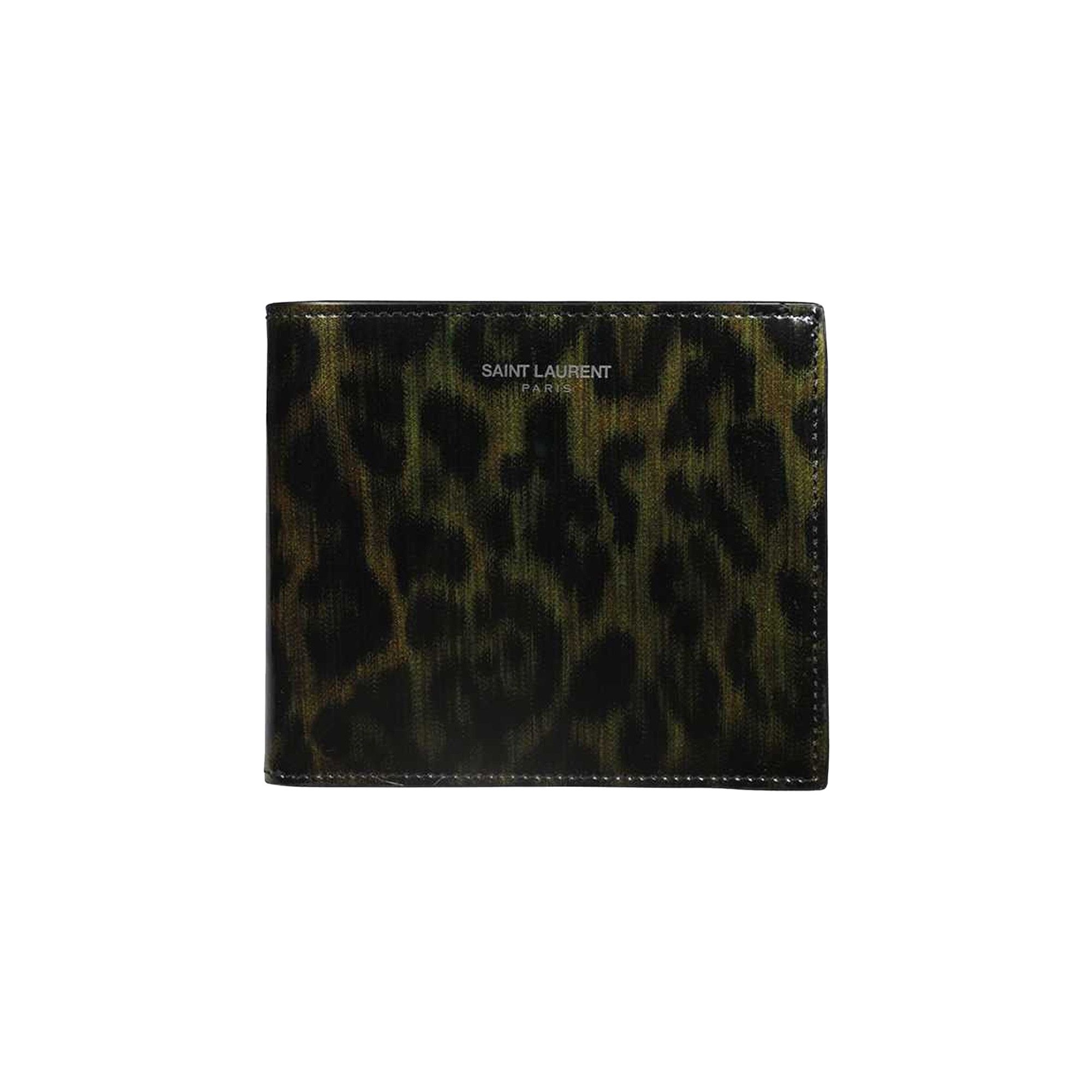 Ysl 2025 leopard wallet