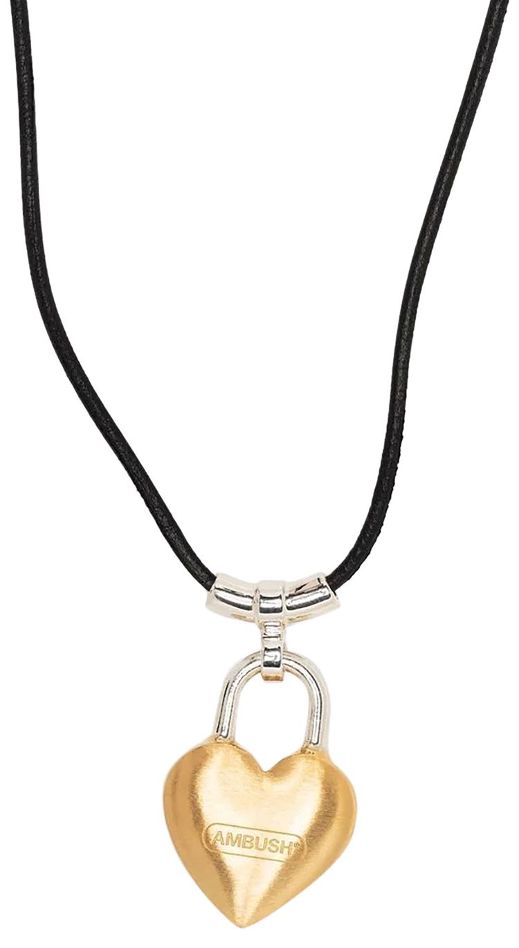 Ambush Heart Padlock Necklace Gold