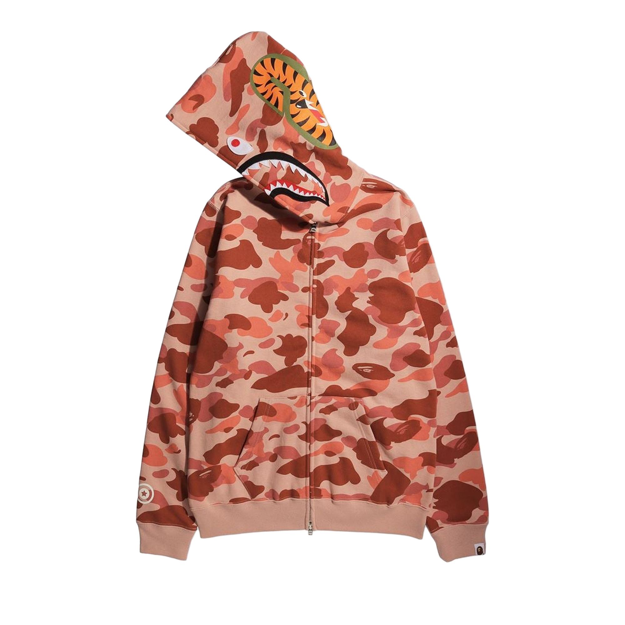 Buy BAPE 1st Camo Shark Full Zip Hoodie Pink 1H80 215 503 PINK GOAT AU