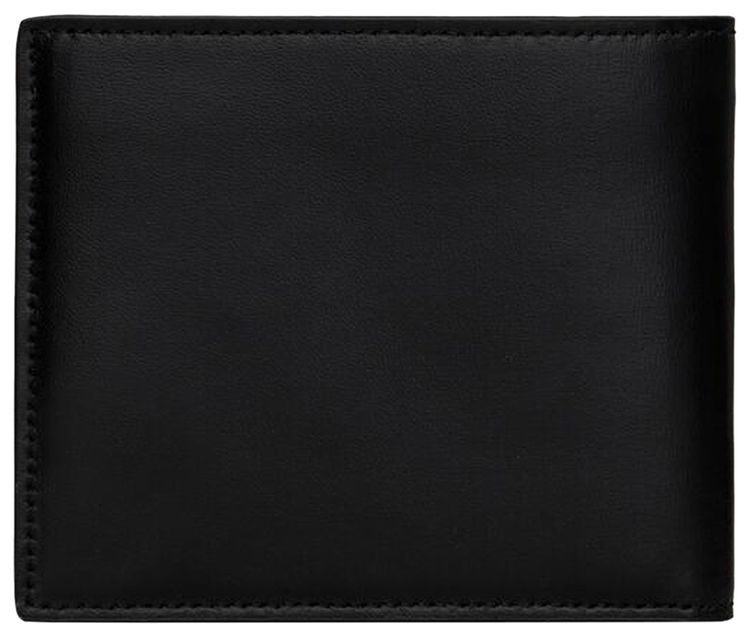 Saint Laurent Tiny Monogram EastWest Wallet Embossed Black