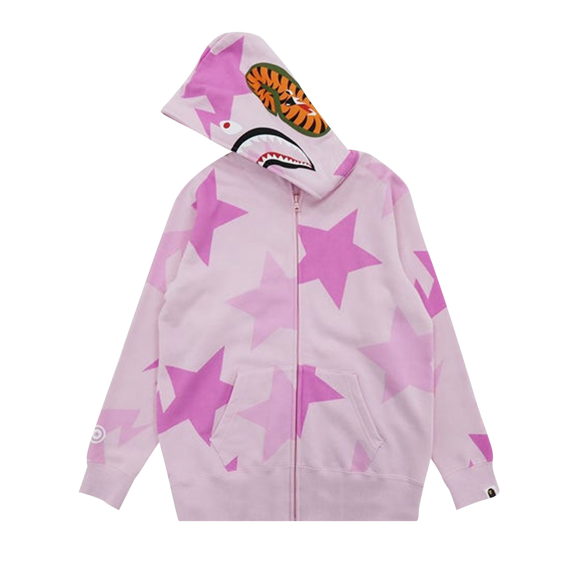 Buy BAPE Sta Pattern Shark Full Zip Hoodie Pink 1H80 215 504 PINK GOAT AU