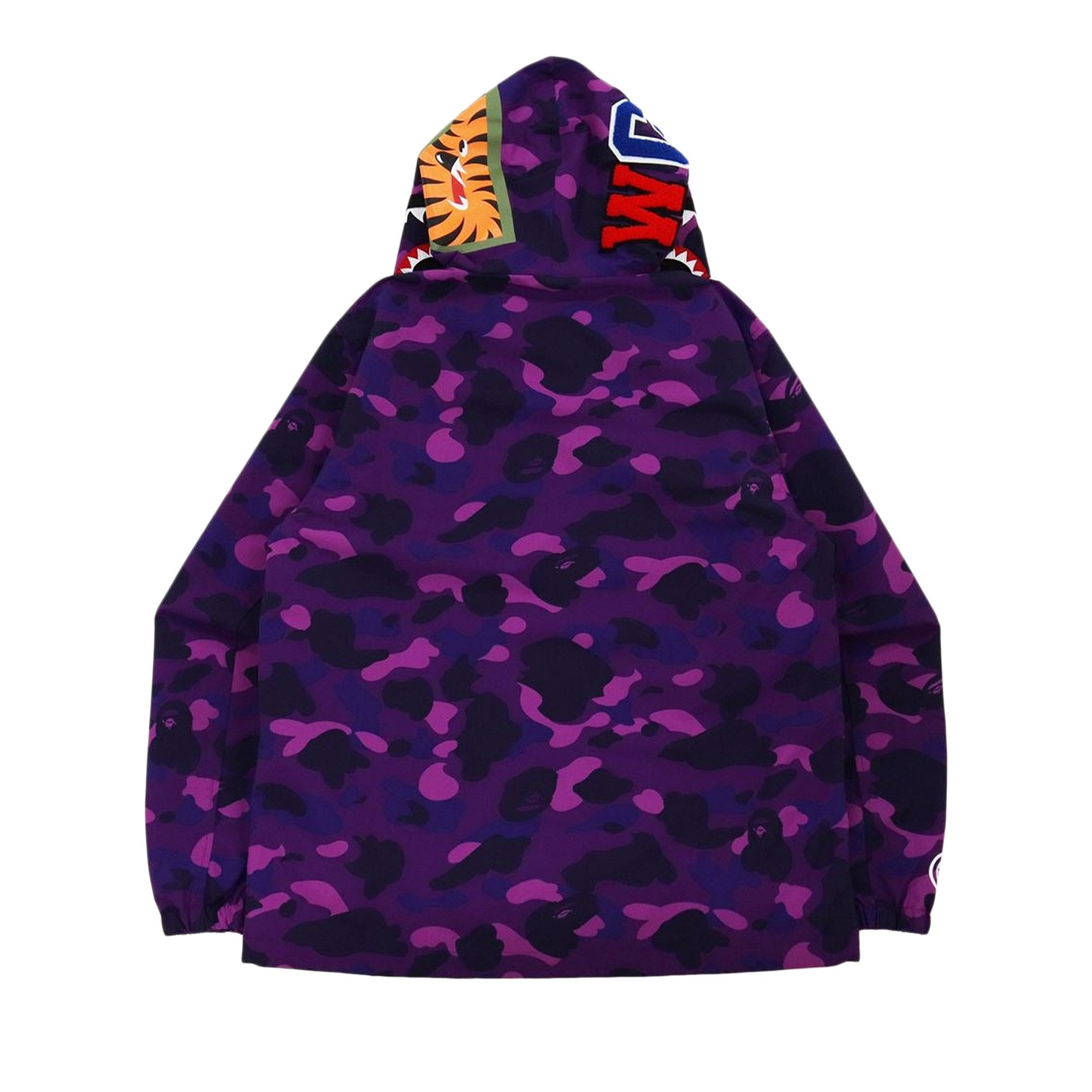 Buy BAPE Color Camo Shark Hoodie Jacket Purple 1H80 140 016 PURPLE GOAT AU