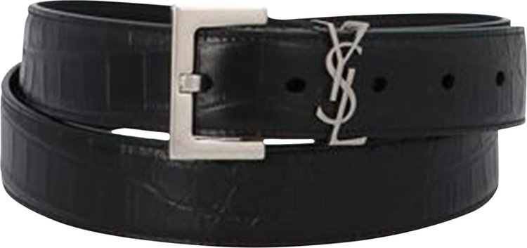 Saint Laurent Monogram Belt 'Black'
