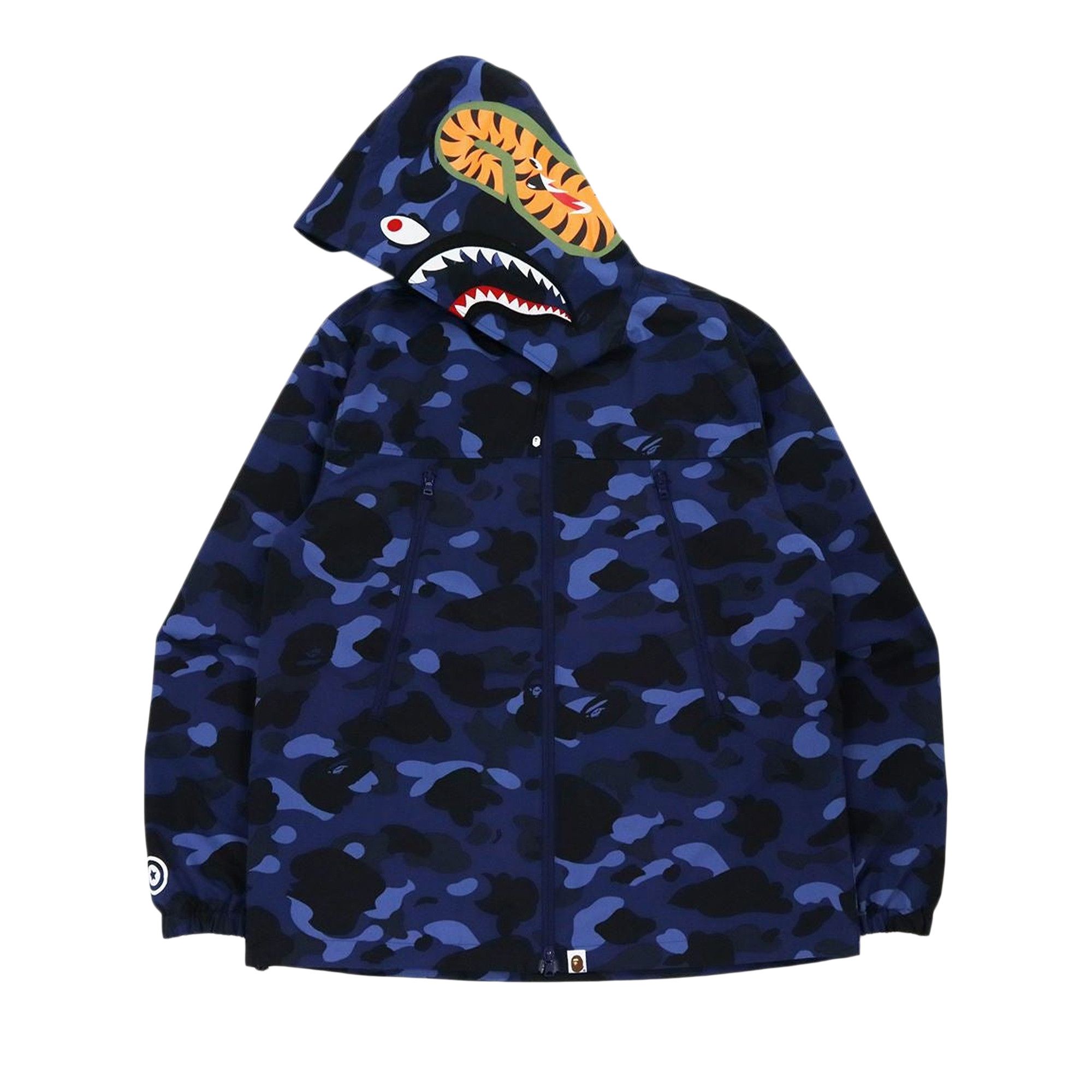 BAPE Color Camo Shark Full Zip Hoodie Blue Men's - US