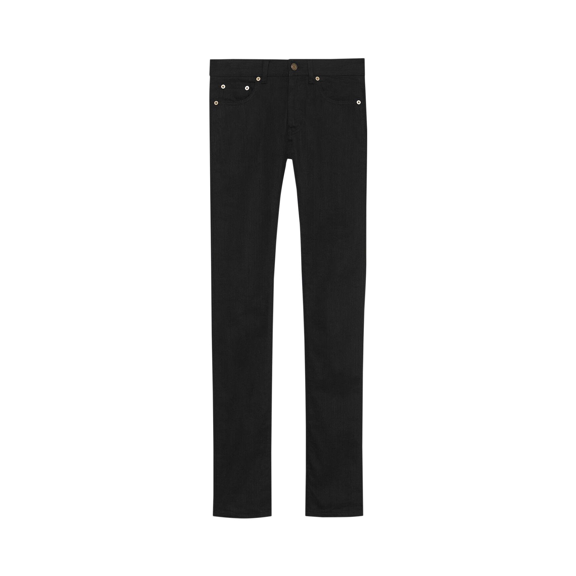 Buy Saint Laurent Skinny Fit Jeans 'Black' - 527389 YS500