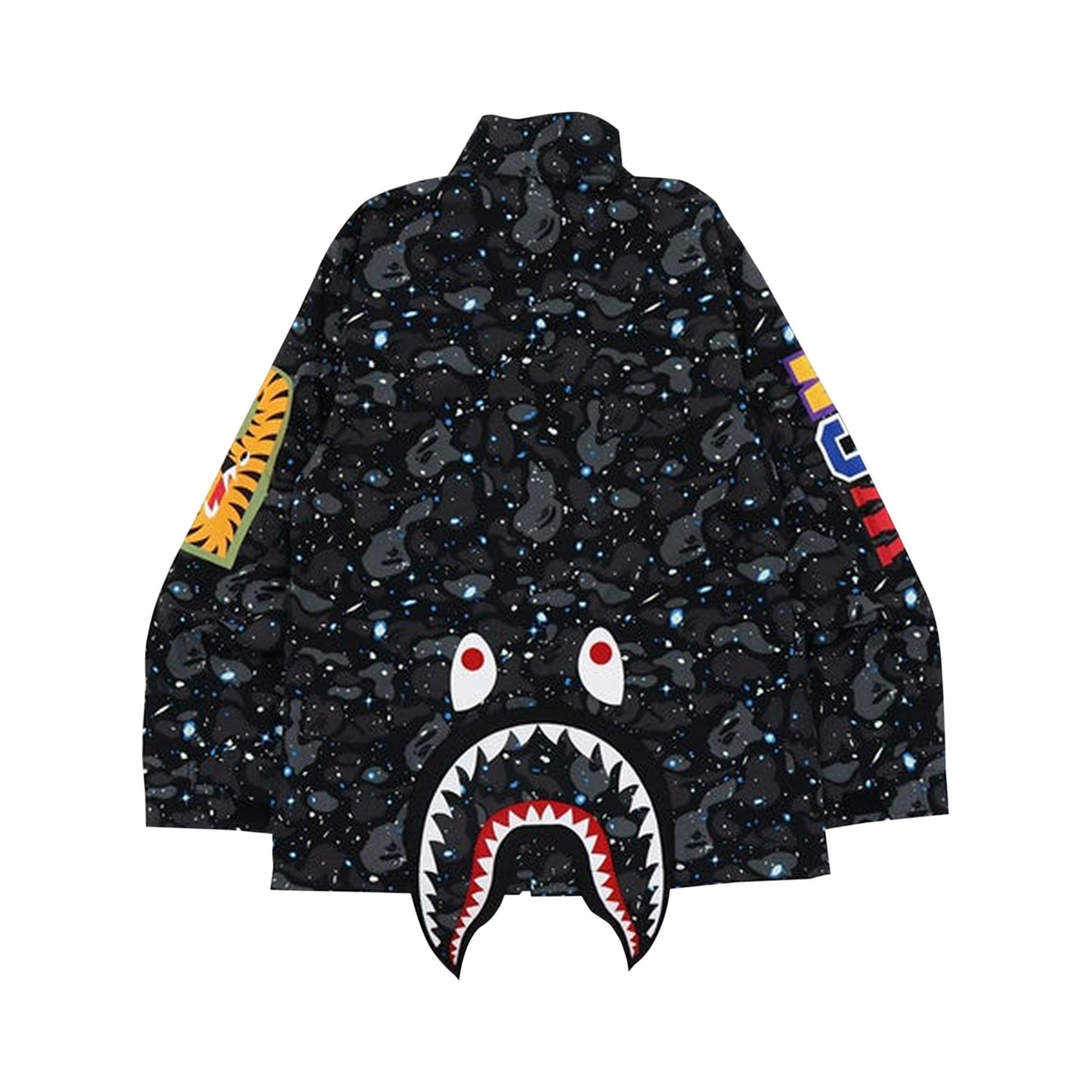 Buy BAPE Space Camo Shark M 65 Black 1H80 140 019 BLACK GOAT UK