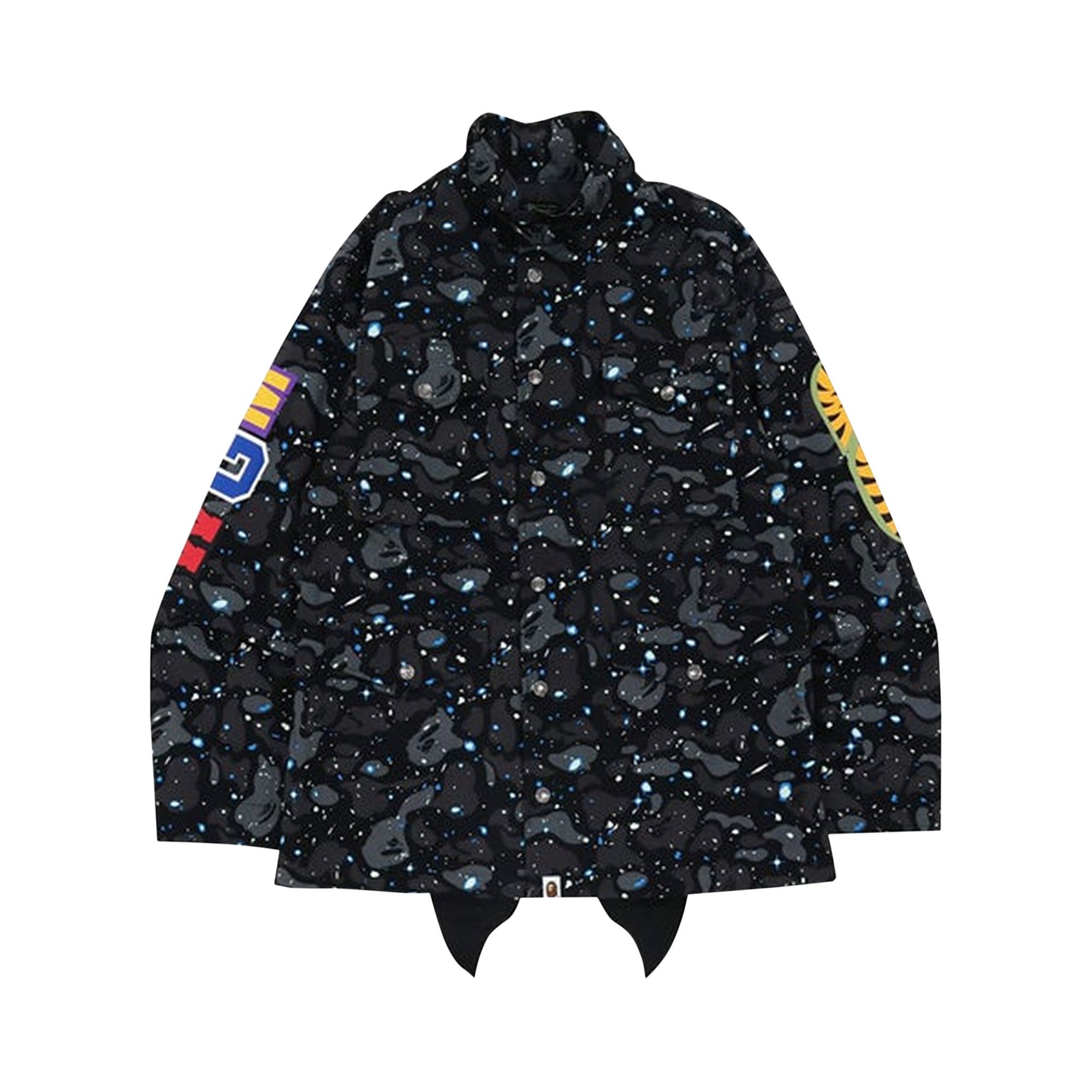 Size xl BAPE Space Camo Shark M 65 Black