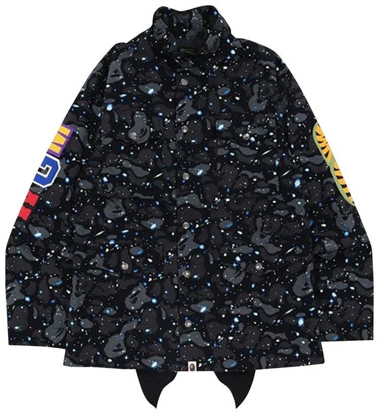 BAPE Space Camo Shark M 65 Black