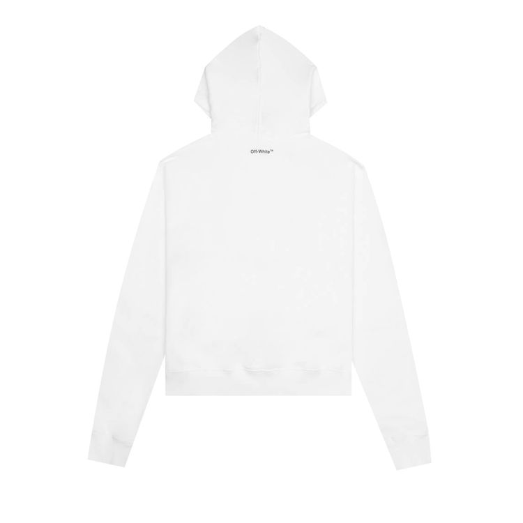 Off White Monalisa Over Hoodie WhiteBlue