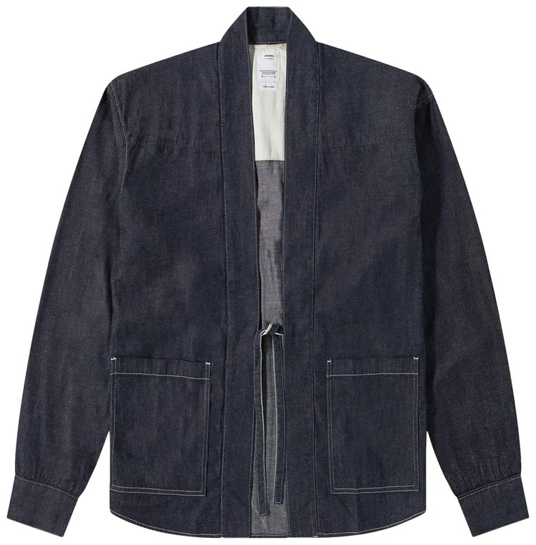 Visvim Short Sleeve Lhamo Shirt One Wash Blue